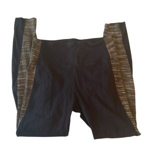 Bally Total Fitness Workout Exercise Pants Leggings Women’s Size Large EUC